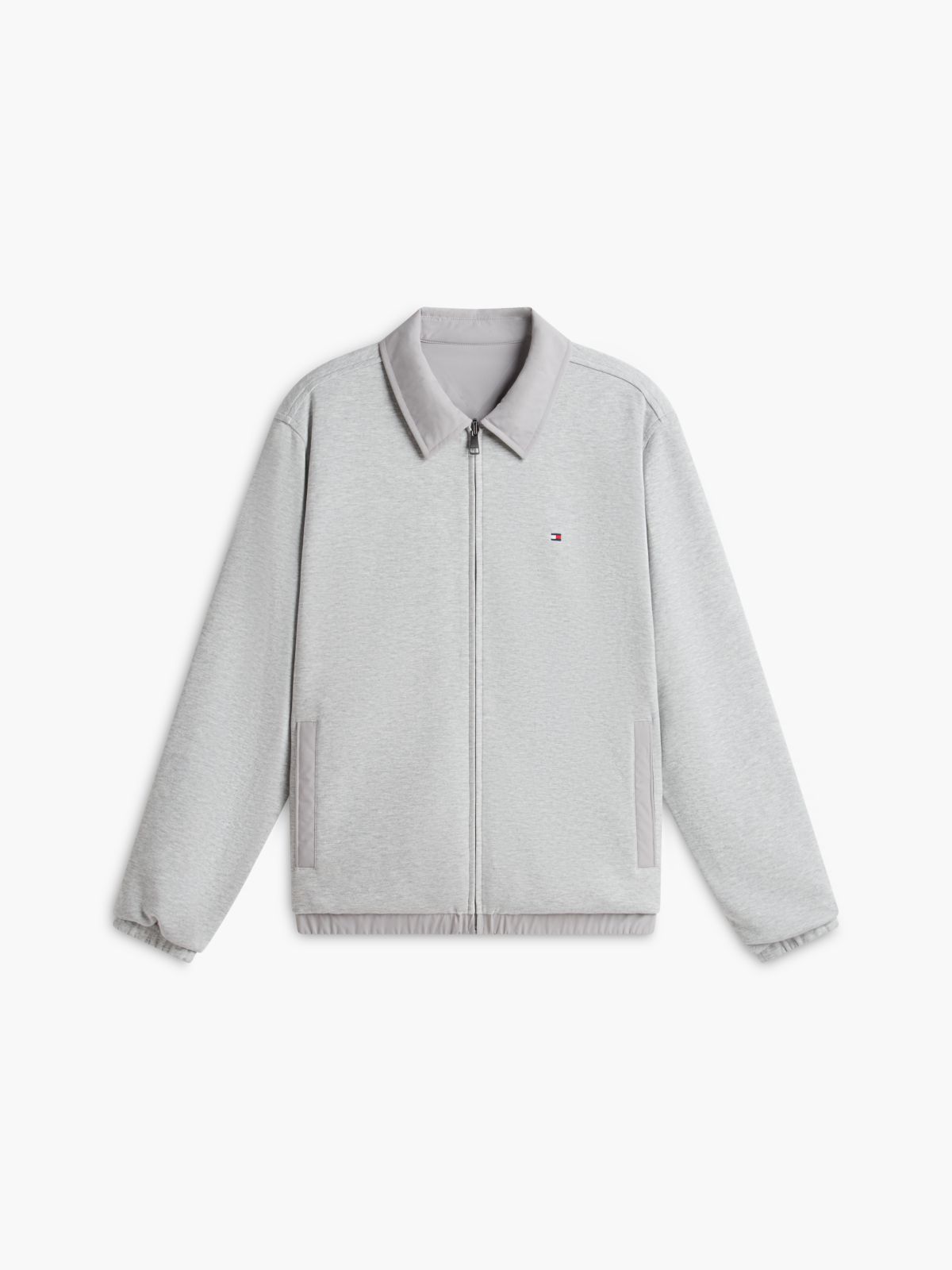 Intechno Knit Reversible Zip-Thru Jacket — Grey