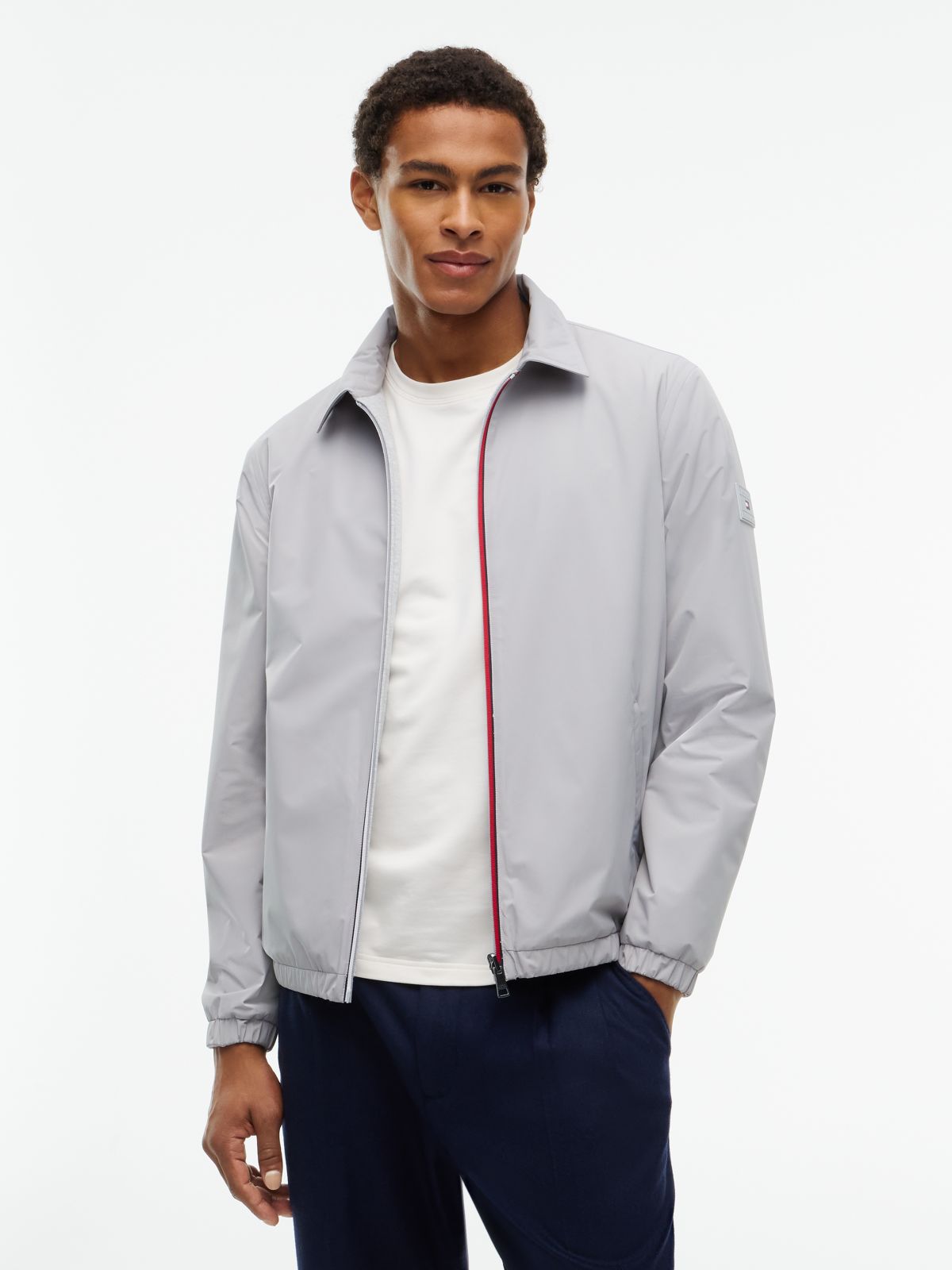 Intechno Knit Reversible Zip-Thru Jacket — Grey