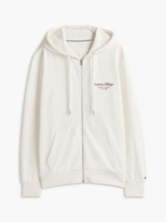 Back Graphic Terry Zip-Thru Hoody — Yellow 5
