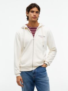 Back Graphic Terry Zip-Thru Hoody — Yellow 1
