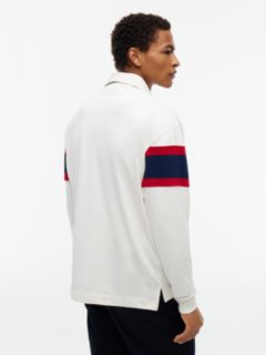Crest Colour-Blocked Relaxed Rugby Shirt — Yellow 4