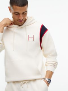 Varsity Logo Contrast Stripe Hoody — Yellow 3