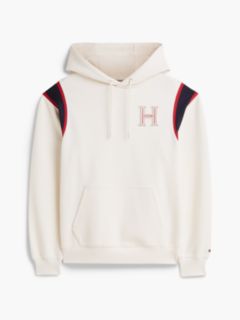 Varsity Logo Contrast Stripe Hoody — Yellow 5