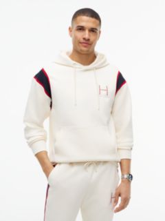 Varsity Logo Contrast Stripe Hoody — Yellow 1
