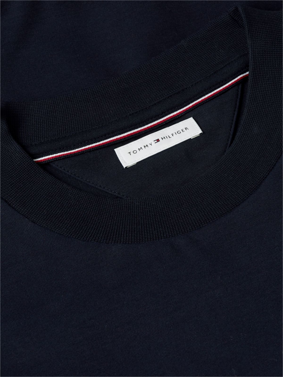 Colour-Blocked Intecho Knit Sweatshirt — Blue