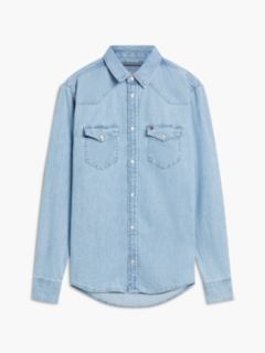 Regular Fit Western Denim Shirt — Denim 6