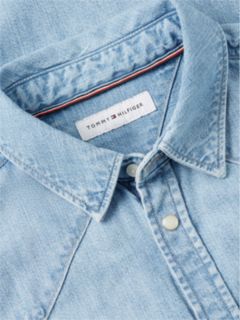 Regular Fit Western Denim Shirt — Denim 7