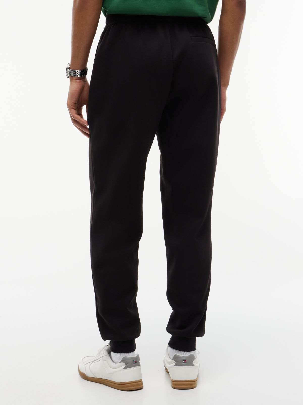 Intechno Knit Cuffed Joggers — Black