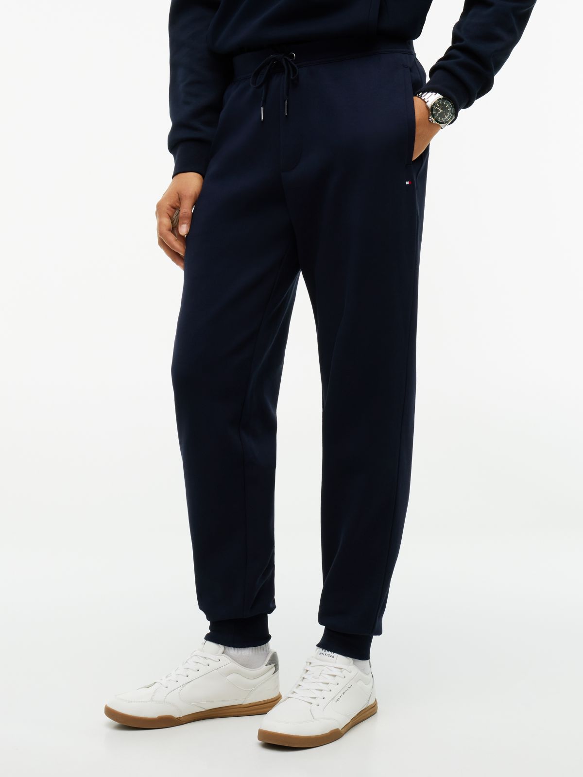 Intechno Knit Cuffed Joggers — Blue