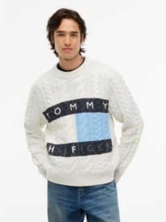 Tommy Hilfiger x FRGMT Relaxed Cable Knit Jumper — White 1