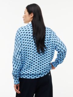 Tommy Hilfiger x FRGMT Diamond Check Jumper — Blue 7