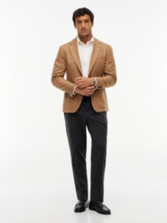 New York Label Pattern Tapered Trousers — Grey 2