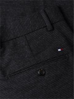 New York Label Pattern Tapered Trousers — Grey 6
