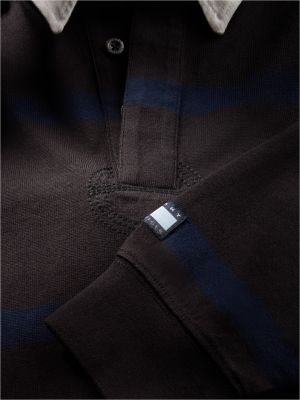 black tommy hilfiger x frgmt rugby shirt for men tommy hilfiger