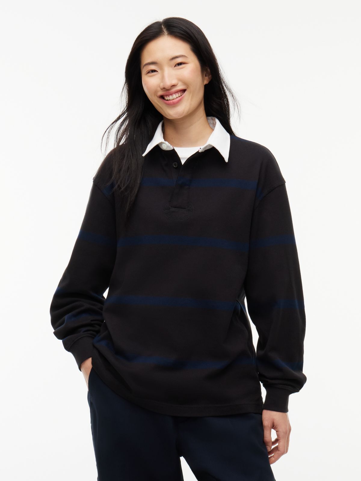 Tommy Hilfiger x FRGMT Rugby Shirt — Black