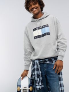 Tommy Hilfiger x FRGMT Relaxed Drawstring Hoody — Grey 5