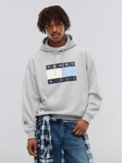 Tommy Hilfiger x FRGMT Relaxed Drawstring Hoody — Grey 1