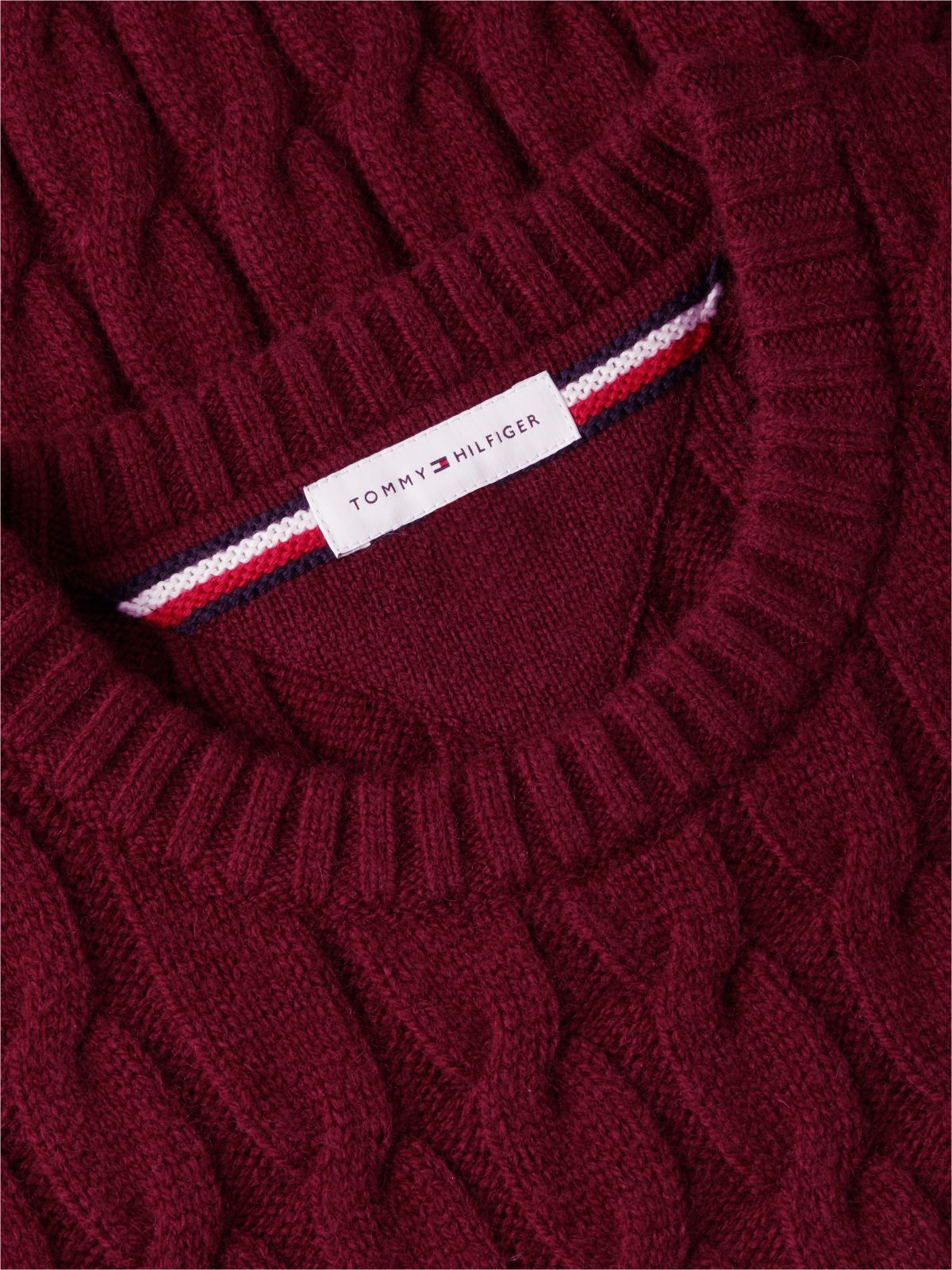 Crest Appliqué Wool Blend Jumper — Purple