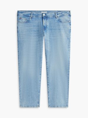 blue plus denton slim straight jeans for men tommy hilfiger