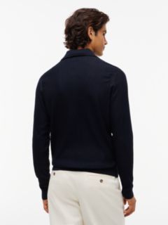 New York Label Performance Polo Jumper — Blue 4