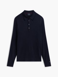 New York Label Performance Polo Jumper — Blue 5