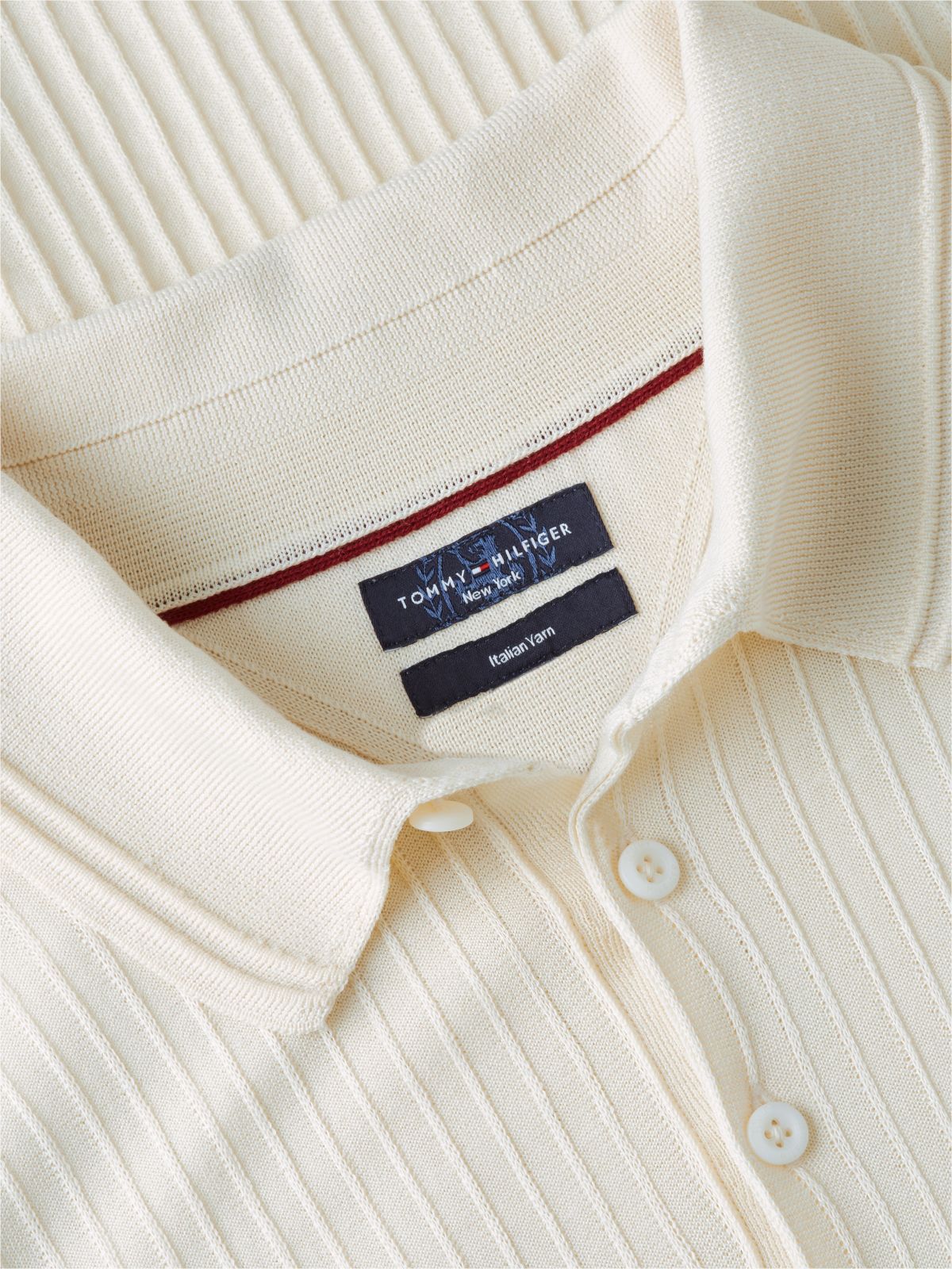 New York Label Performance Polo Jumper — Yellow