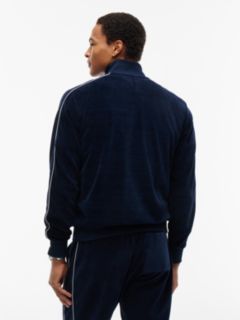 Crest Velour Track Top — Blue 4