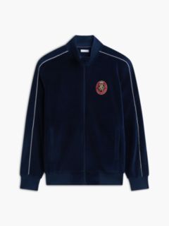 Crest Velour Track Top — Blue 5