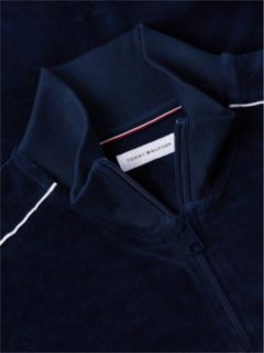 Crest Velour Track Top — Blue 6