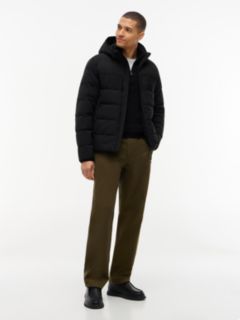 Detachable Hood Puffer Jacket — Black 2