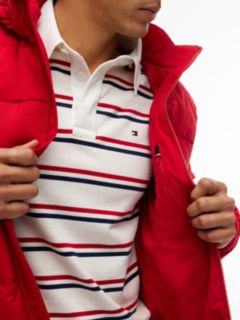 Detachable Hood Puffer Jacket — Red 5