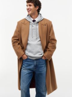 New York Label Wool Blend Coat — Brown 2