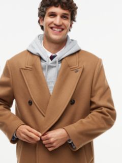 New York Label Wool Blend Coat — Brown 5