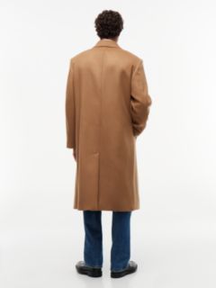 New York Label Wool Blend Coat — Brown 6