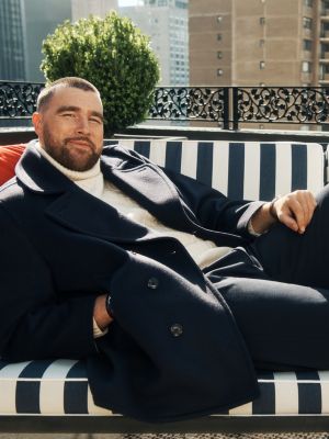 blau new york label relaxed fit cabanjacke aus wollmix für herren - tommy hilfiger
