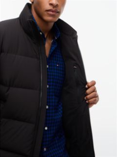 Logo Patch Down Puffer Jacket — Black 4