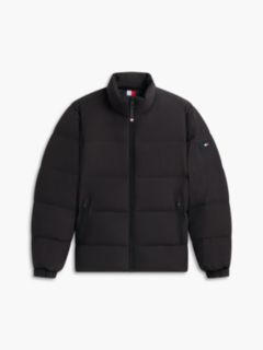 Logo Patch Down Puffer Jacket — Black 6