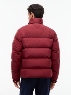 Logo Patch Down Puffer Jacket — Red 6