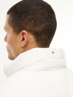 Logo Patch Down Puffer Jacket — White 3