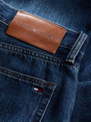denim river relaxed straight leg faded jeans for men tommy hilfiger