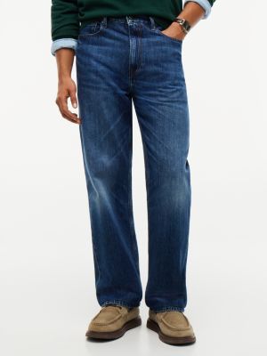 denim river relaxed straight leg faded jeans for men tommy hilfiger