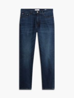 Denton Slim Straight Leg Faded Jeans — Denim 7
