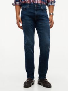 Denton Slim Straight Leg Faded Jeans — Denim 1