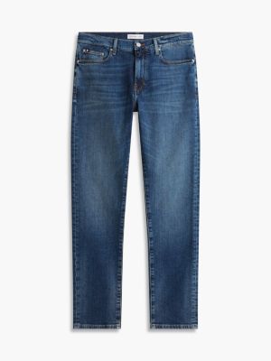 denim denton slim straight faded jeans for men tommy hilfiger