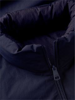 Flag Jacquard Down Reversible Puffer Jacket — Blue 9