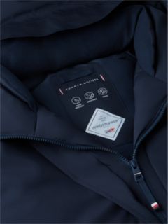 Down Hooded Parka — Blue 7