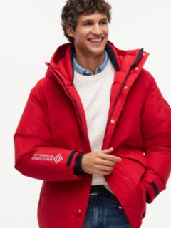 Down Hooded Parka — Red 5