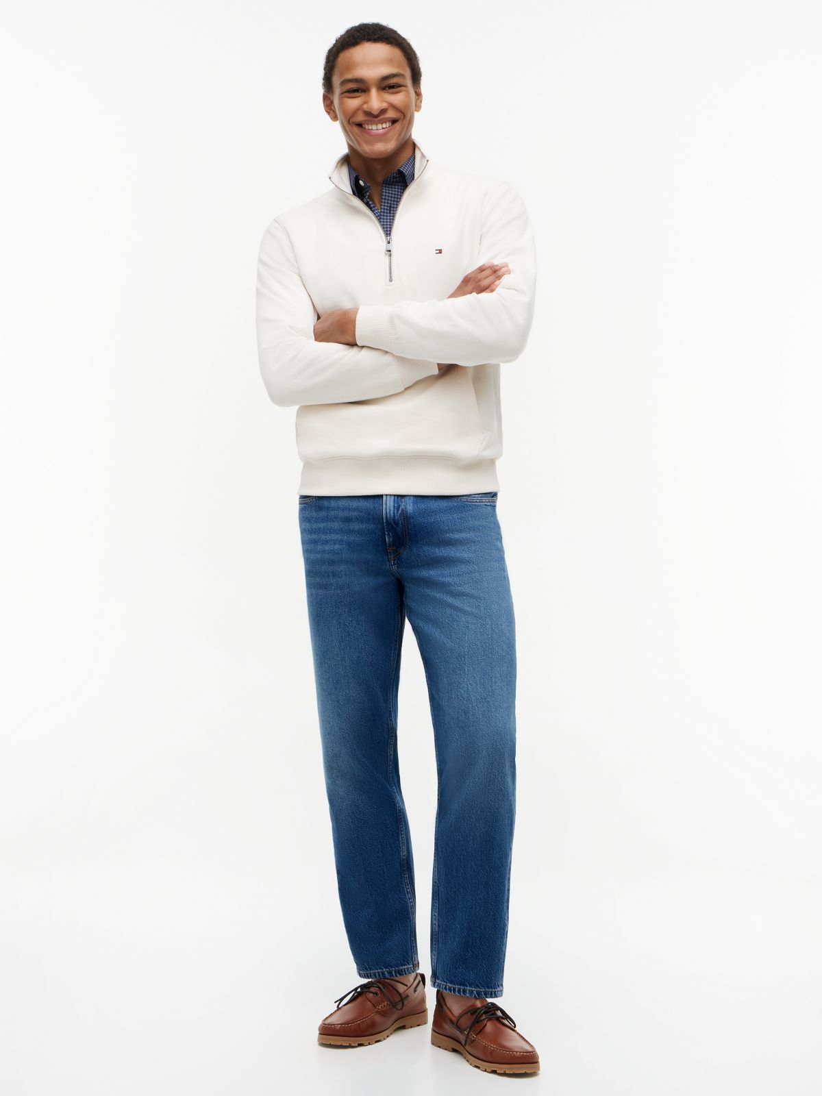 Soho Regular Tapered Whiskered Jeans — Denim