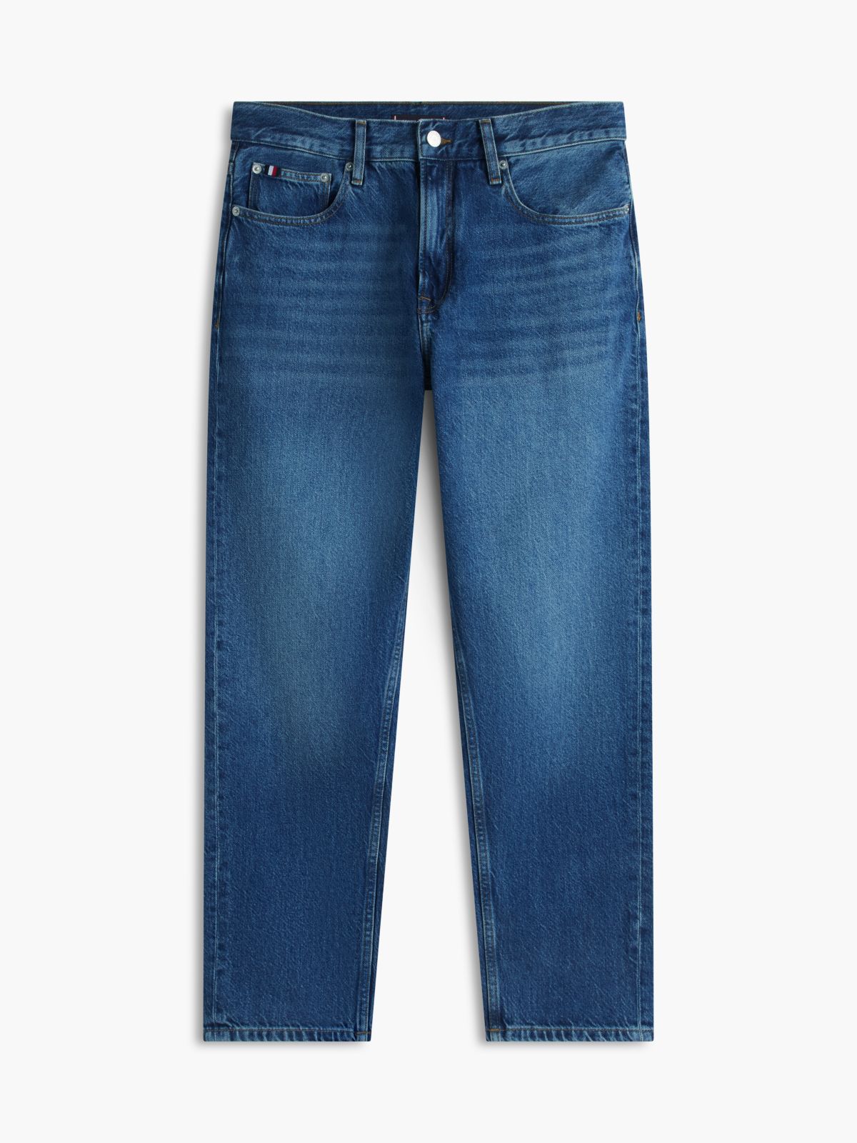 Soho Regular Tapered Whiskered Jeans — Denim