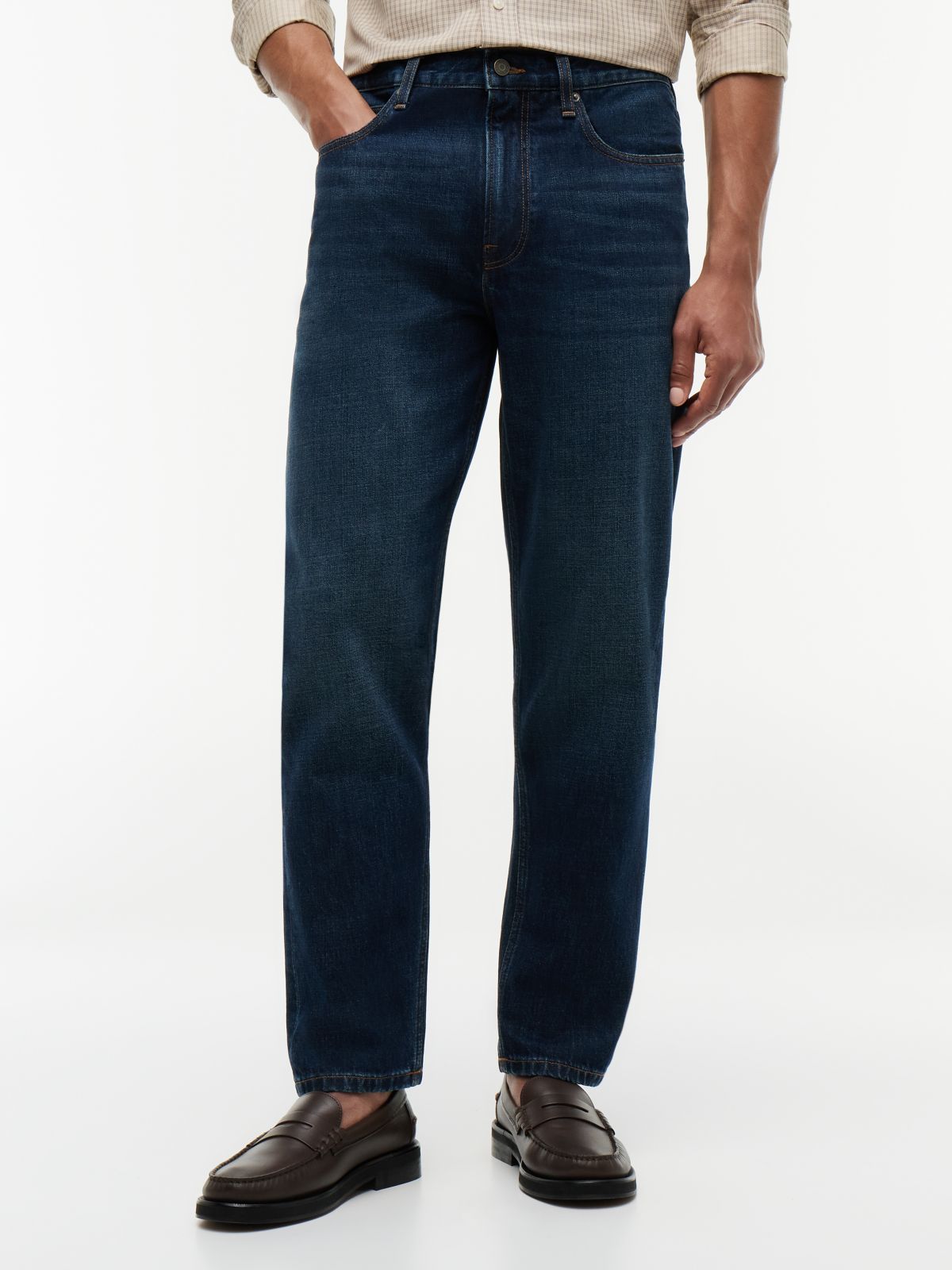 Soho Regular Tapered Faded Jeans — Denim